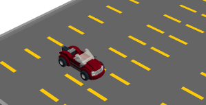 This is one of the vehicles in the parking lot.