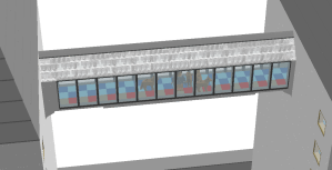 This is the skybridge between the two buildings of Floor Patterns Inn.  